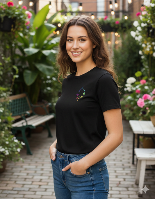 Classic Round Neck Printed T-Shirt