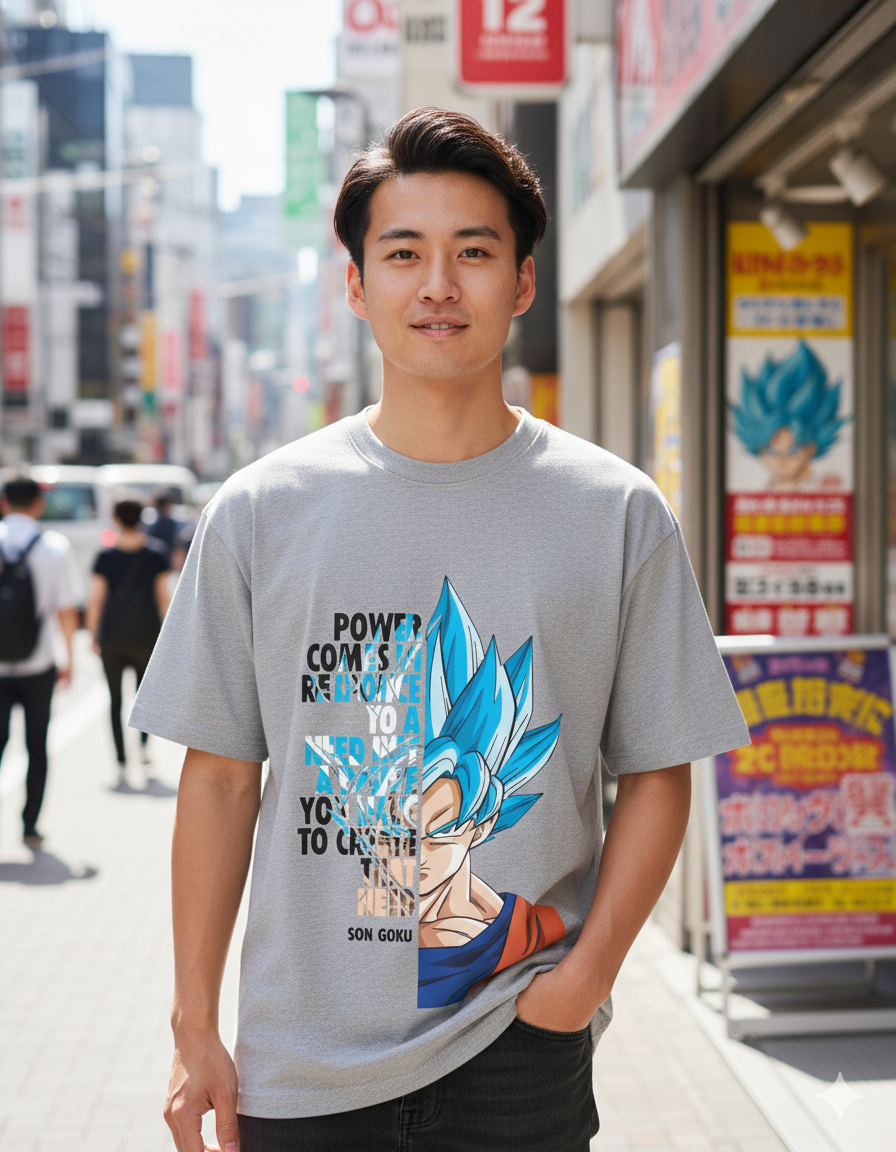 Men’s Oversized Streetwear Cotton T-Shirt