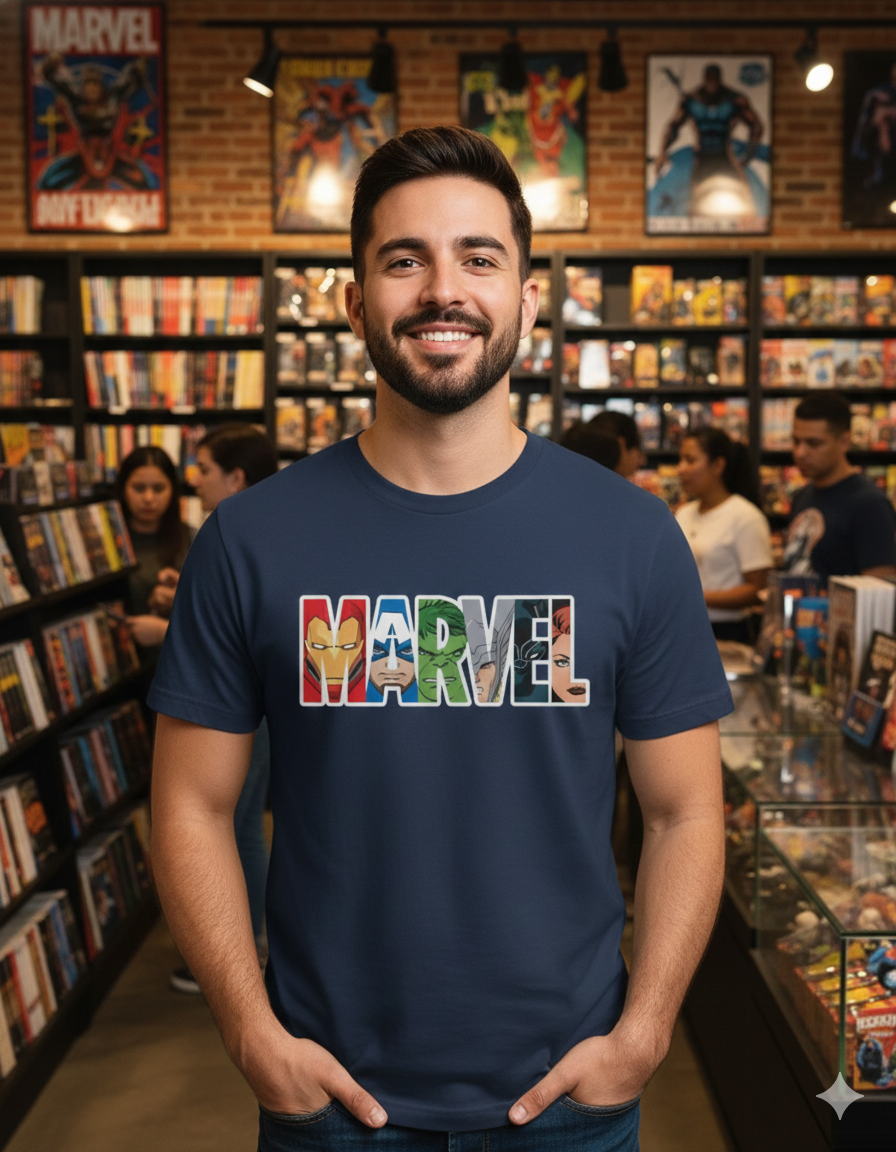 Men’s Regular Fit Minimal Print Cotton T-Shirt