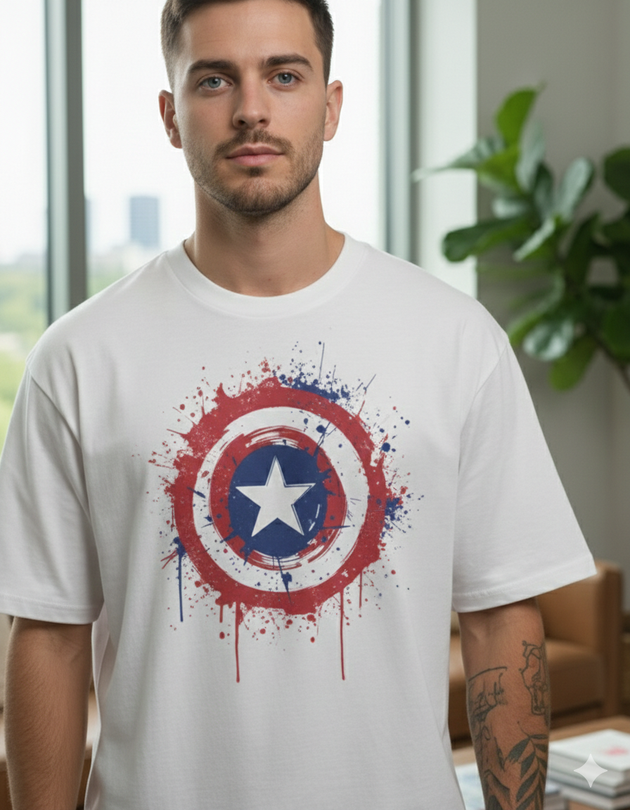 Men’s Regular Fit Printed Cotton T-Shirt