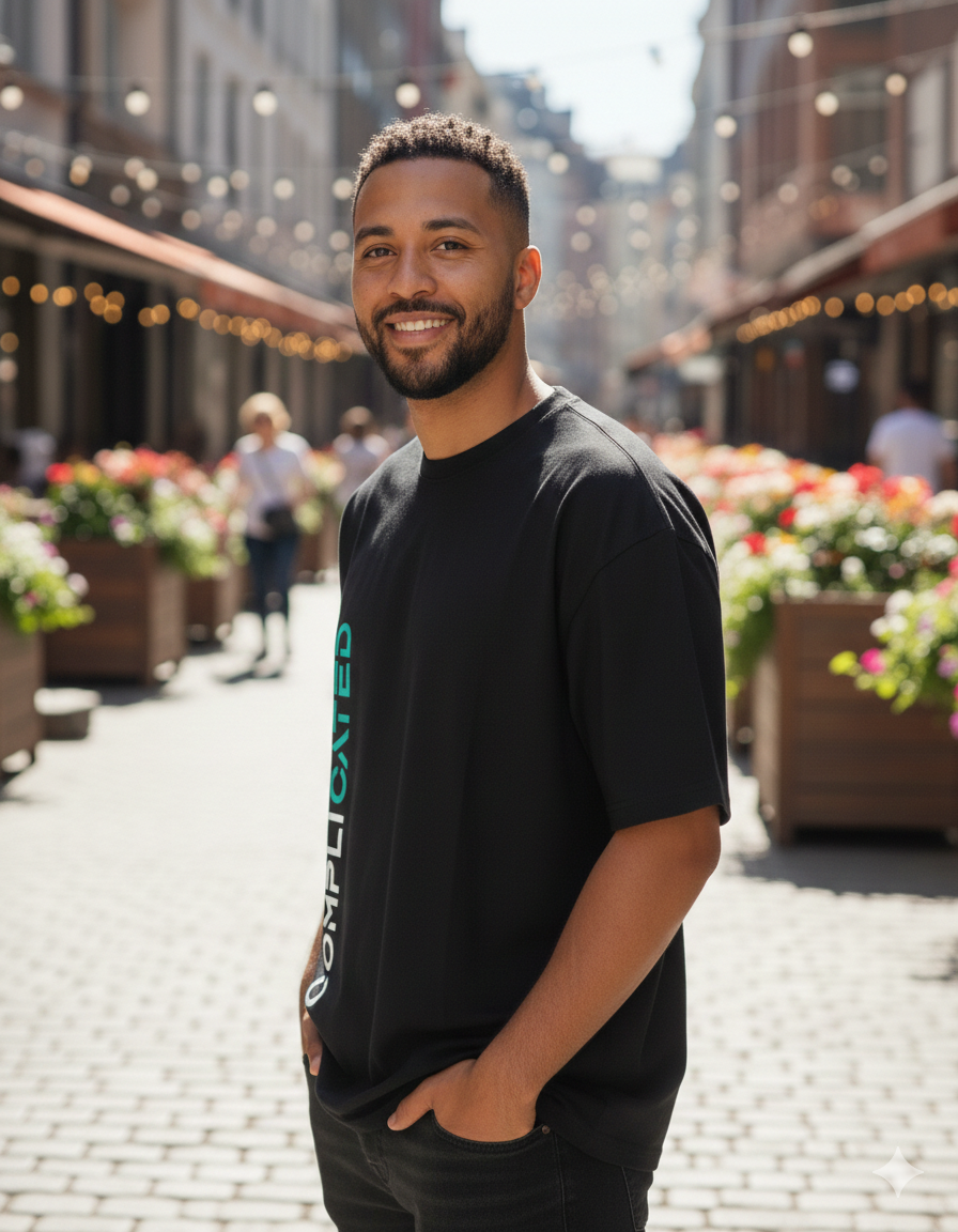 Oversized Graphic Printed T-shirt