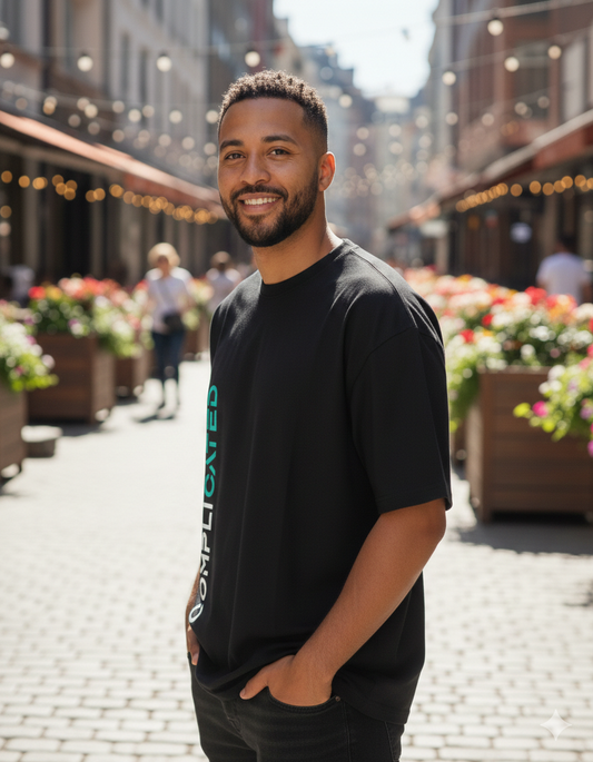 Oversized Graphic Printed T-shirt